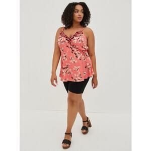 Torrid Georgette Ruffle Front Cami NWOT Size 2
